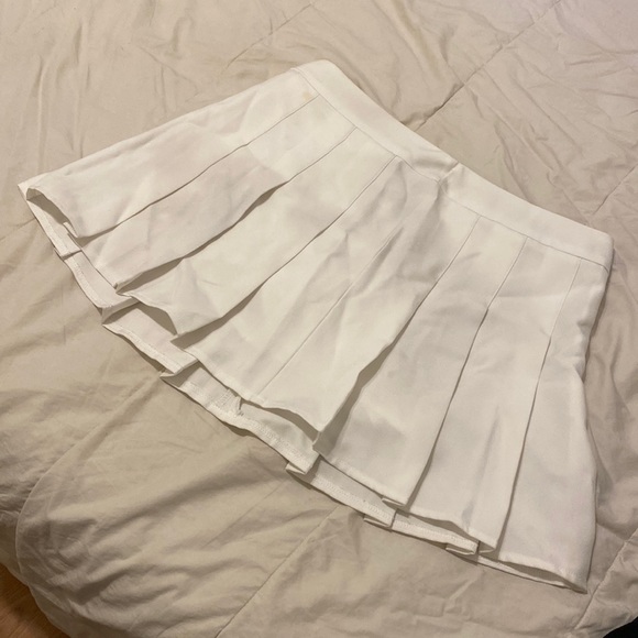 White Tennis Skirt - Picture 1 of 3